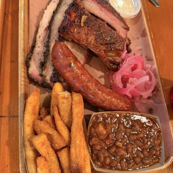 Pinkerton’s Barbecue - Upper Kirby - brisket, sausage, ribs, fries, barbecue beans - Barbeque Near Me - Houston, Texas Pinkerton’s Barbecue - Upper Kirby - brisket, sausage, ribs, fries, barbecue beans - Barbeque Near Me - Houston, Texas