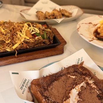 Uncle Cha Fusion Cafe - Milk lava toast, beef satay noodles, salted yolk chicken wing - Asian Fusion Near Me - Milpitas, California Uncle Cha Fusion Cafe - Milk lava toast, beef satay noodles, salted yolk chicken wing - Asian Fusion Near Me - Milpitas, California