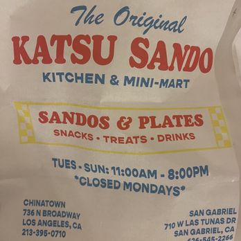 Katsu Sando - Bag - Japanese Near Me - San Gabriel, California Katsu Sando - Bag - Japanese Near Me - San Gabriel, California