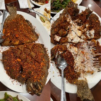 Amber Asian Restaurant - Cumin Pan Fried Flounder - Chinese Near Me - Flushing, New York