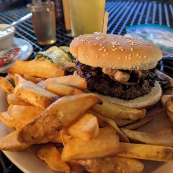Patterson's Pub - Kobe burger with the best steak fries - American Near Me - Mendocino, California Patterson's Pub - Kobe burger with the best steak fries - American Near Me - Mendocino, California