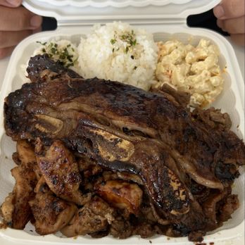 Ipo Hawaiian BBQ - BBQ Combo plate. My husband enjoyed all the meat; the chicken was his favorite. - Hawaiian Near Me - Poway, California Ipo Hawaiian BBQ - BBQ Combo plate. My husband enjoyed all the meat; the chicken was his favorite. - Hawaiian Near Me - Poway, California