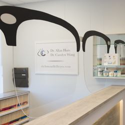 Carolyn Wong, OD - Plexiglasses at Reception Desk