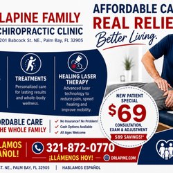 Lapine Family Chiropractic Clinic - Looking for personalized chiropractic care in Palm Bay? Private adjusting rooms and treatments. Personal care for all our patients