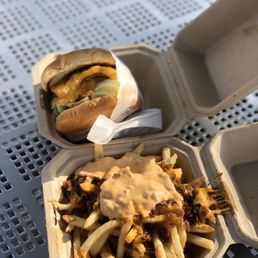 Cali-Style Fries and Cali Double Burger Cali-Style Fries and Cali Double Burger