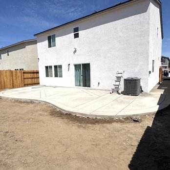 Prado's Landscape & Tree’s - Concrete on this new construction home - Landscaping Near Me Prado's Landscape & Tree’s - Concrete on this new construction home - Landscaping Near Me