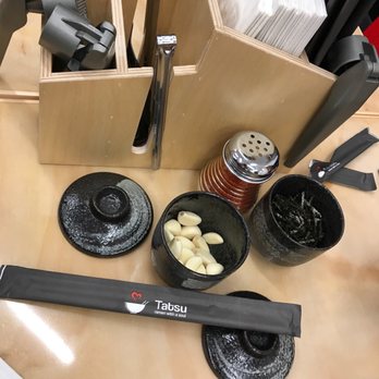 Tatsu Ramen - Table set up - Ramen Near Me - Pasadena, California Tatsu Ramen - Table set up - Ramen Near Me - Pasadena, California