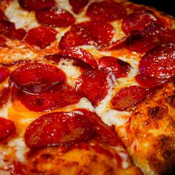 Mas Loco Cantina - Our Pepperoni pizza