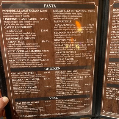 Menu photo 5 Pappardelle Ristorante Montclair, NJ