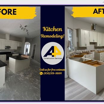 A4 Construction Services - before and after kitchen remodeling - Cabinetry Near Me A4 Construction Services - before and after kitchen remodeling - Cabinetry Near Me