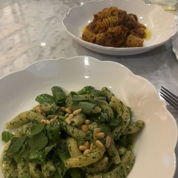 Lapaba - Garganelli w parilla leaf pesto and radiatore w galbi jjim - Italian Near Me - Los Angeles, California Lapaba - Garganelli w parilla leaf pesto and radiatore w galbi jjim - Italian Near Me - Los Angeles, California