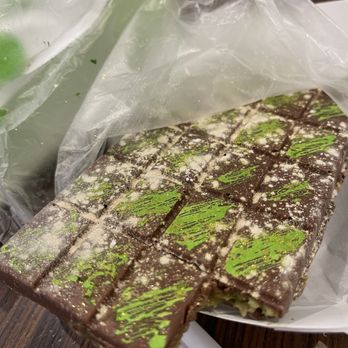 Rocky Mountain Chocolate Factory - "Viral Dubai" Chocolate bar with no knafeh crunch inside. - Chocolatiers & Shops Near Me - Concord, California