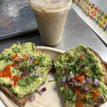 Java Burrito Company - I ordered the avocado toast and their seasonal toasted coconut latte ( I added the hot sauce! ) - Mexican Near Me - Hilton Head Island, South Carolina Java Burrito Company - I ordered the avocado toast and their seasonal toasted coconut latte ( I added the hot sauce! ) - Mexican Near Me - Hilton Head Island, South Carolina