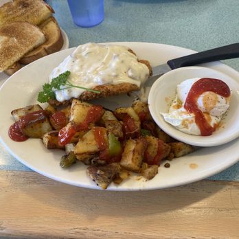 Pegah's Kitchen - Country Fried Steak and Eggs - American Near Me - Escondido, California