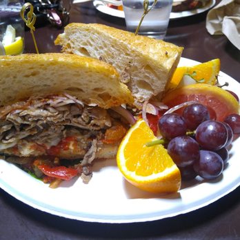 Simple Simon's Bakery & Bistro - The roast lamb with a side of fresh fruit - Bakeries Near Me - Riverside, California