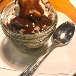 Yummy double chocolate dessert