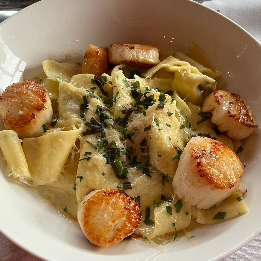 Osteria G - Sea Scallop Herb Pappardelle - Italian Near Me - Apex, North Carolina