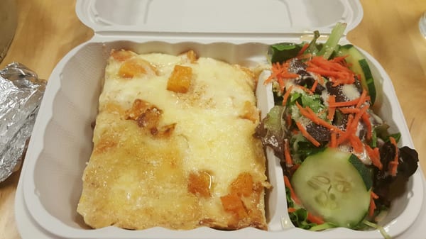 Photo of Basil Thyme - Washington, DC, DC, US. Butternut squash lasagna. Wonderful, but sweet.