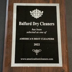 Balfurd Cleaners - Named one of America's Best Cleaners