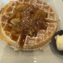 Apple cinnamon waffle