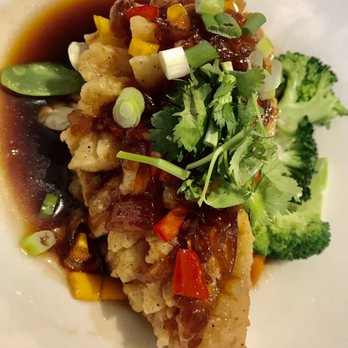 Krua Thai - Fish with tamarind sauce - Thai Near Me - Stuart, Florida