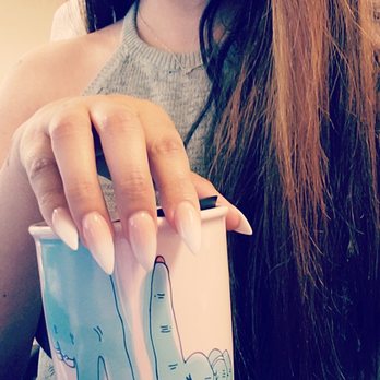 Nails Club - These are my rad ass Ombre Gel pointed nails by Don. Beyond satisfied and hooked on this style. Thanks Don, - Nail Salons Near Me - Huntington Park, California Nails Club - These are my rad ass Ombre Gel pointed nails by Don. Beyond satisfied and hooked on this style. Thanks Don, - Nail Salons Near Me - Huntington Park, California