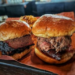 Sliced Brisket Sandwich