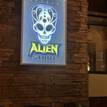 Alien Brew Pub - Sign in the bar - Burgers Near Me - Albuquerque, New Mexico