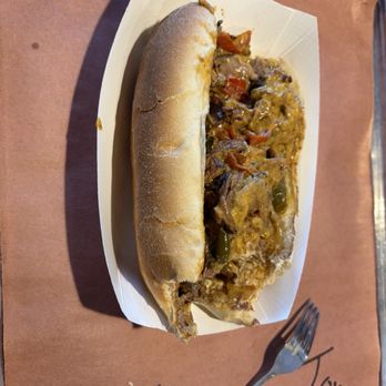 Sugarfire Smokehouse - Philly cheese brisket hoagie - Barbeque Near Me - Valley Park, Missouri Sugarfire Smokehouse - Philly cheese brisket hoagie - Barbeque Near Me - Valley Park, Missouri