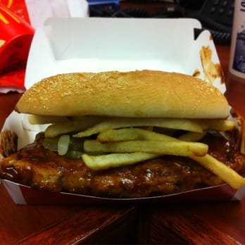 McDonald's - The only way to eat a McRib sandwich. There's no other! - Fast Food Near Me - Glendale, California