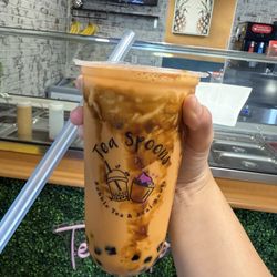Tea Spoons - I got the dirty Thai tea - Thai tea with brown sugar boba. So good!