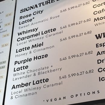 Rose City Coffee - Partial Mene - Coffee & Tea Near Me - Portland, Oregon