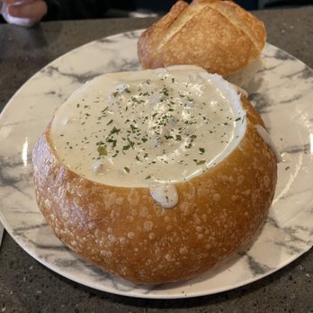 Ivar's Seafood Bar - Clam chowder in a bowl - Seafood Near Me - Everett, Washington Ivar's Seafood Bar - Clam chowder in a bowl - Seafood Near Me - Everett, Washington