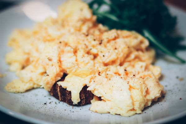 Photo of Lantana Cafe - London, XGL, GB. Scrambled Eggs on sourdough bread