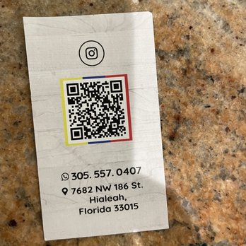 Restaurante Rico Pan - a qr code on a piece of paper - Latin American Near Me - Hialeah, Florida Restaurante Rico Pan - a qr code on a piece of paper - Latin American Near Me - Hialeah, Florida
