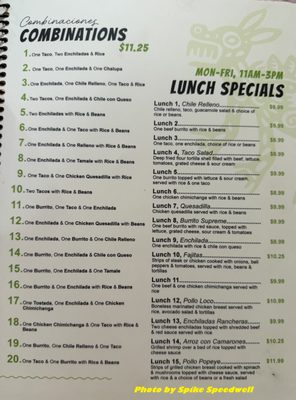 Menu photo 6 El Cabrito Mexican Restaurant Vinita, OK