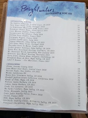Menu photo 7 Brightwaters Huntington Beach, CA