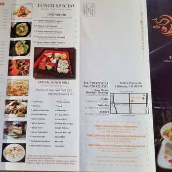 Sawa Sushi - Menu part 2 as of December 2020 - Sushi Bars Near Me - Littleton, Colorado