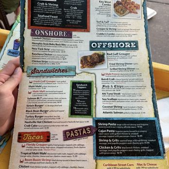 Crabby's Bar & Grill - Seafood Near Me - Clearwater Beach, Florida