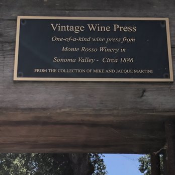 V Sattui Winery - Vintage Wine Press - Wineries Near Me - Saint Helena, California