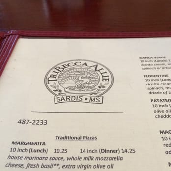 TriBecca Allie Cafe - Great food...amazing specials. - Pizza Near Me - Sardis, Mississippi
