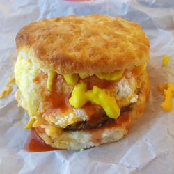 Jack's Family Restaurant - Sausage, egg and cheese.