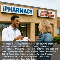 i PHARMACY - Your neighborhood pharmacy in Livonia for prescriptions, vaccines, and custom compounding.