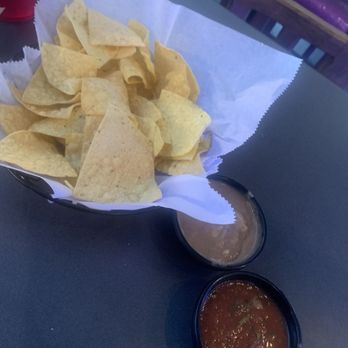 Las Morritas Taqueria - Chips with refried beans and salsa - Mexican Near Me - Slidell, Louisiana Las Morritas Taqueria - Chips with refried beans and salsa - Mexican Near Me - Slidell, Louisiana
