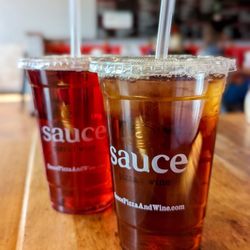 Sauce Pizza & Wine - Black, Green or Cactus Blossom (Decaf) Iced Tea