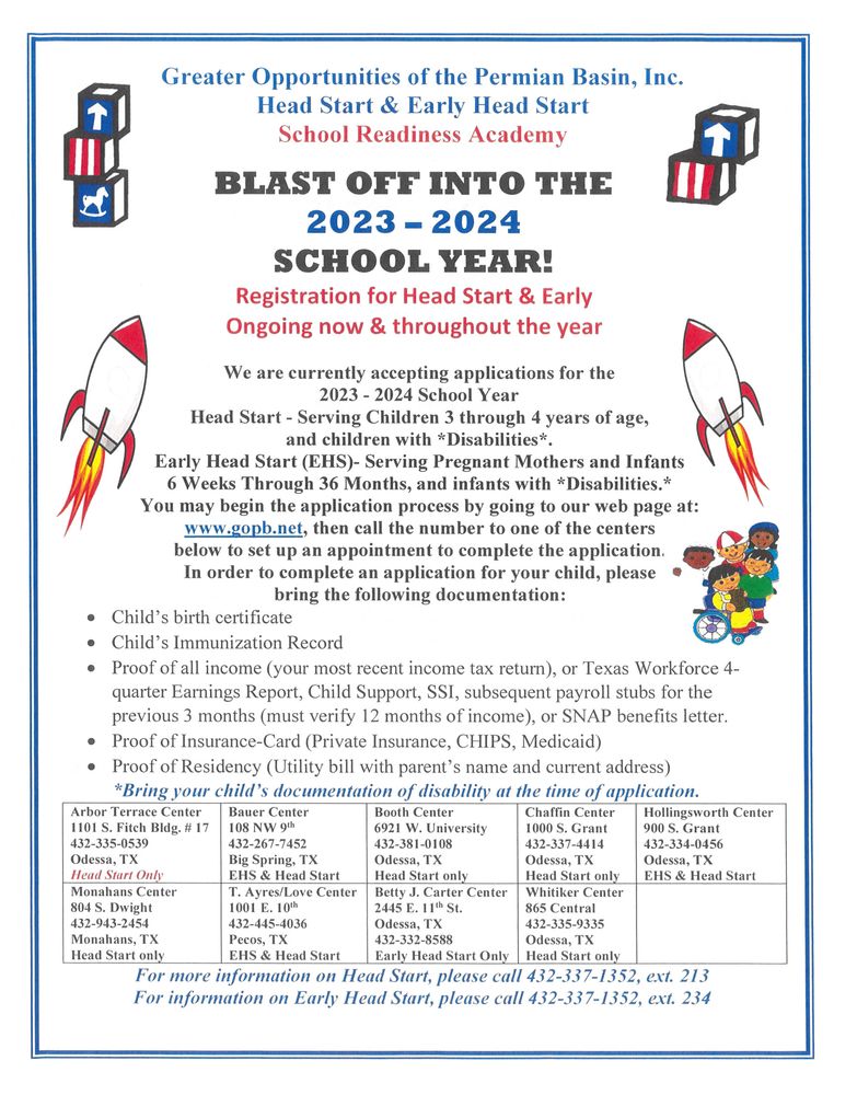 Greater Opportunities of the Permian Basin - social services organization in Odessa, TX