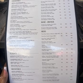 FIVE on the Hill - Drink menu - Cocktail Bars Near Me - Universal City, California