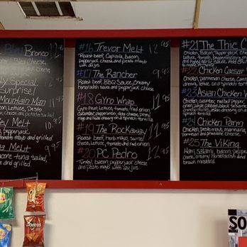 Fat Guys Fresh Deli - Menu Pic 2. My fave on these is PC Pedro (my overall favorite). - Delis Near Me - Boise, Idaho