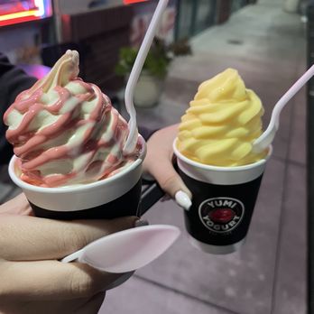 Yumi Yogurt - Raspberry, not so great, mango my daughter liked - Ice Cream & Frozen Yogurt Near Me - Santa Clara, California Yumi Yogurt - Raspberry, not so great, mango my daughter liked - Ice Cream & Frozen Yogurt Near Me - Santa Clara, California