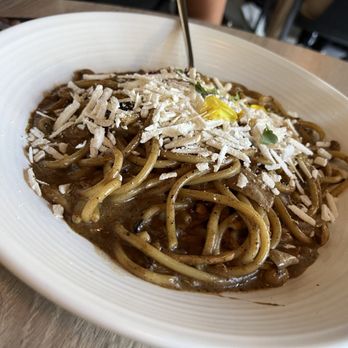 Mad & Vin - Mushroom bucatini - New American Near Me - Solvang, California Mad & Vin - Mushroom bucatini - New American Near Me - Solvang, California